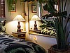 Master Bedroom with Pineapple Lamp